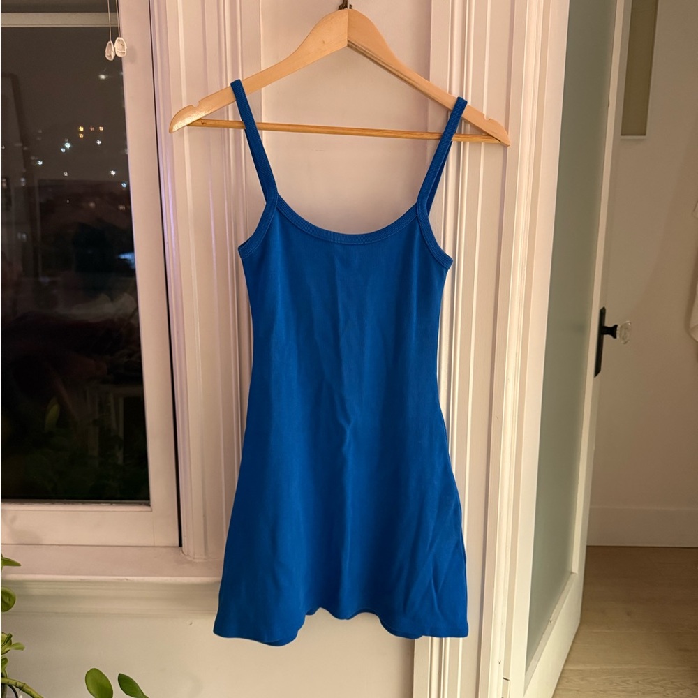 LA Apparel Blue Dress